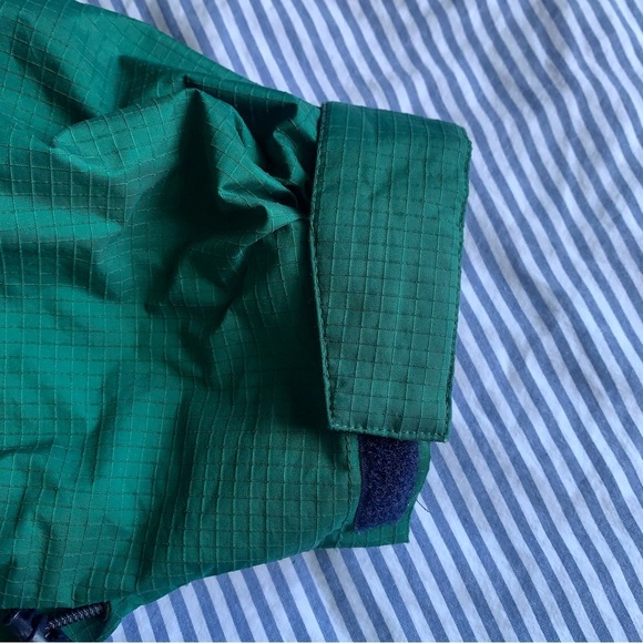 Vintage Eddie Bauer Ebtek Men's Large Gore-Tex Rain Ski Jacket Parka Hidden Hood - Picture 11 of 13